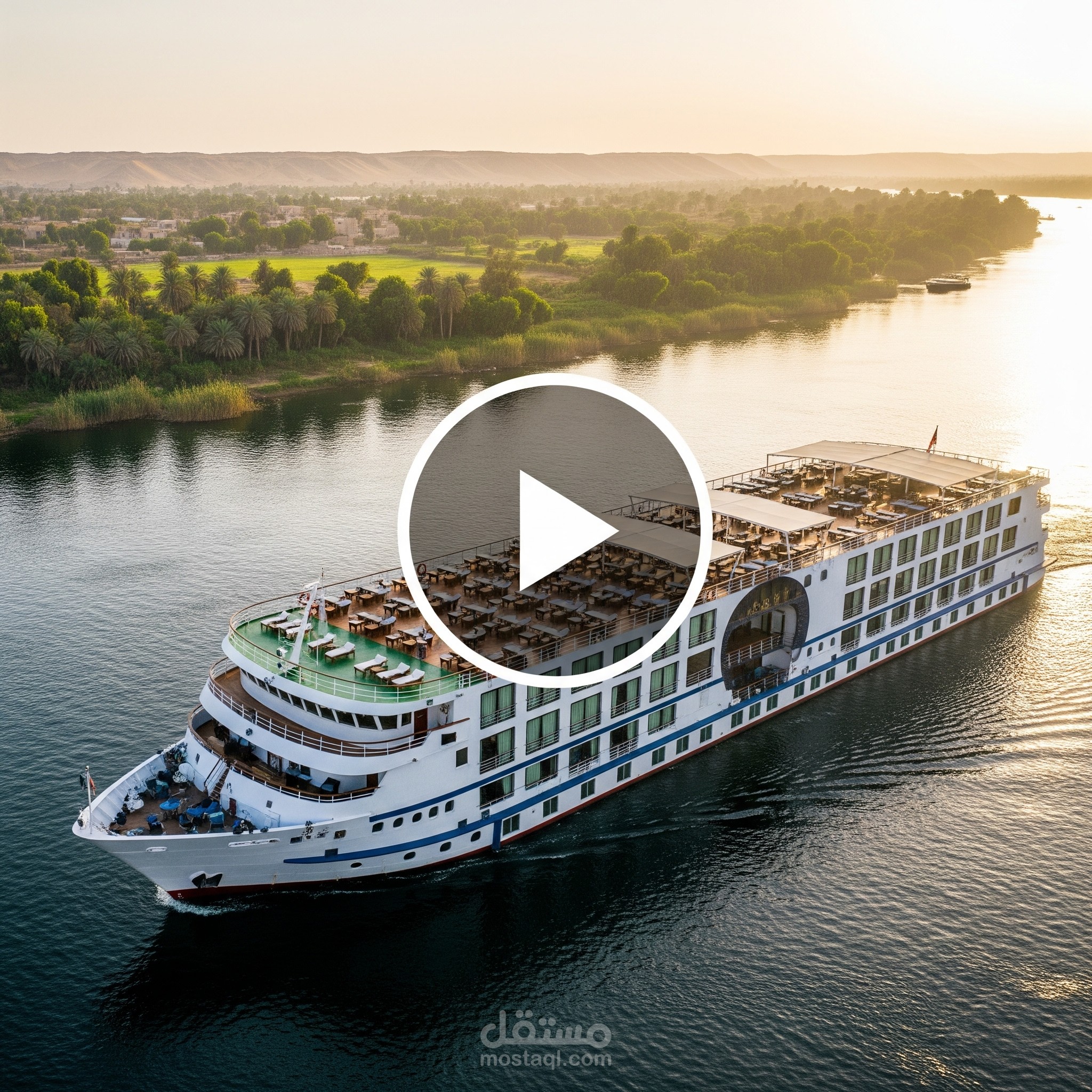 برومو إعلاني لمركب نيلية سياحية فاخرة في الأقصر وأسوان | Nile Cruise Promo