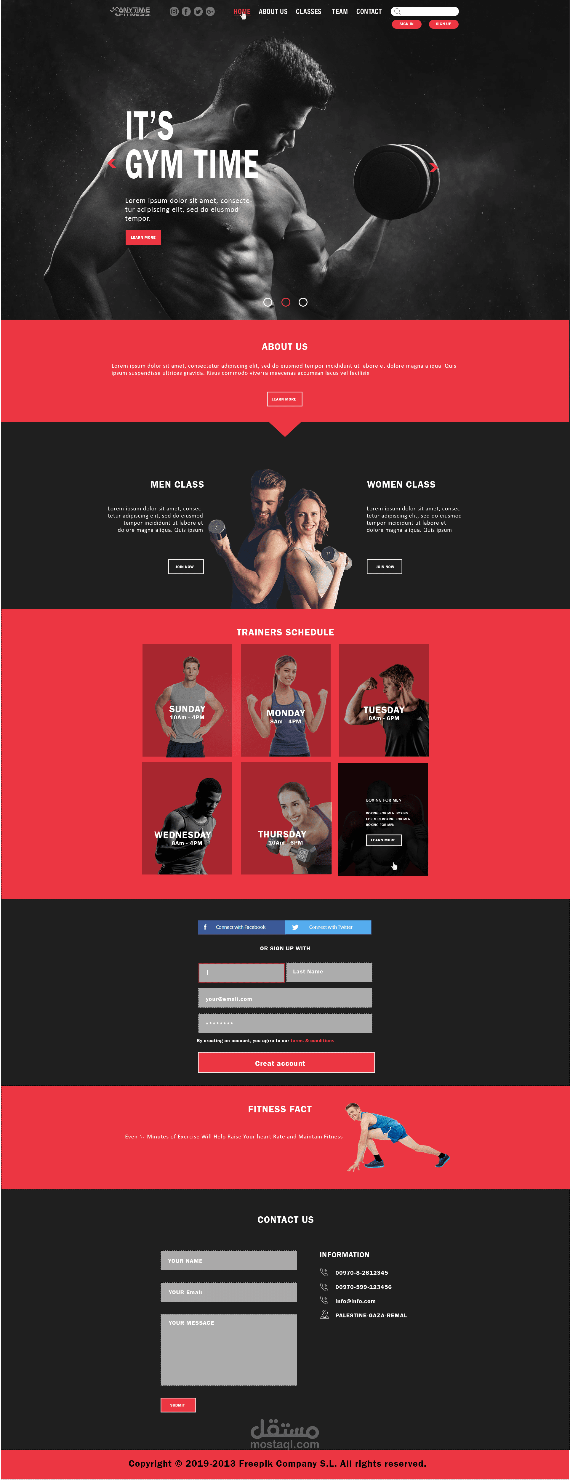 تصميم مواقع UI/UX designer