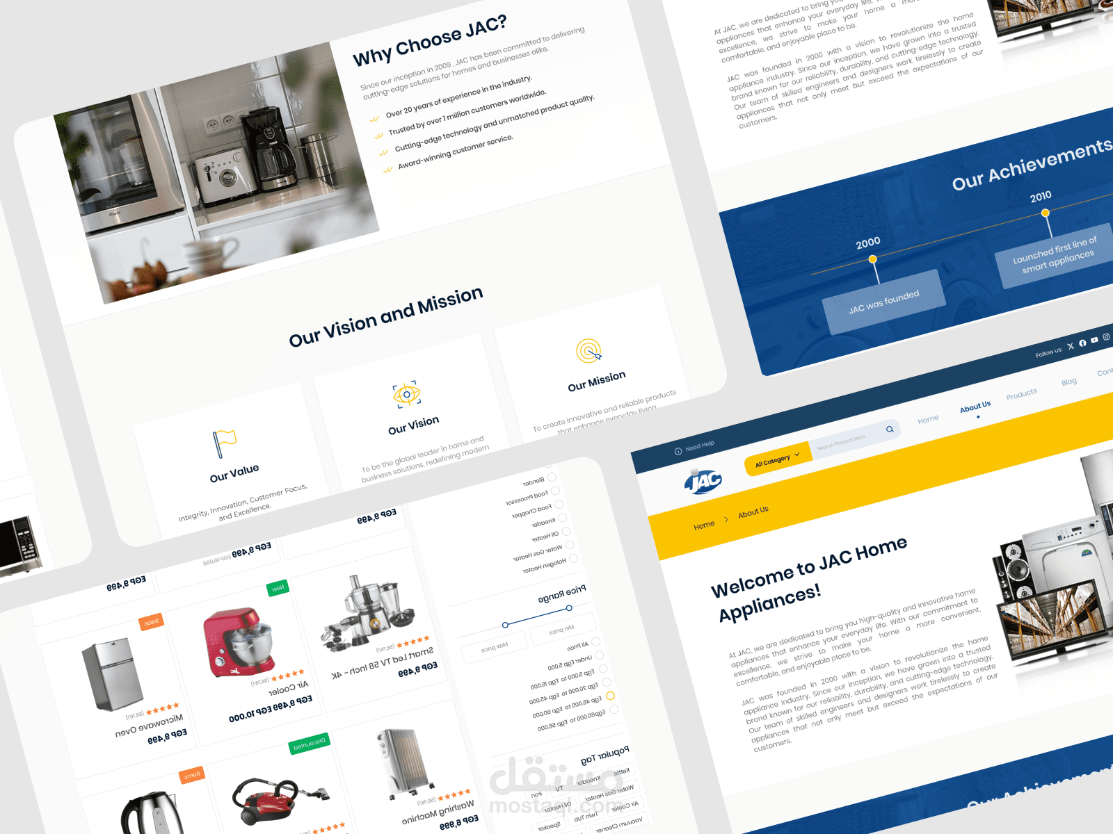 JAC E-commerce Website