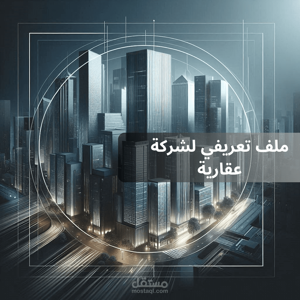 ملف تعريفي احترافي لشركة عقارات
