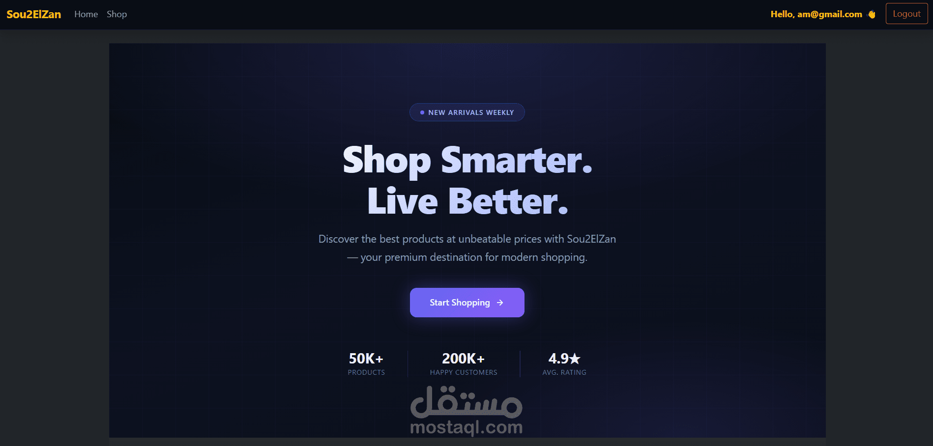 Sou2ElZan: منصة التجارة الإلكترونية المتكاملة (Enterprise E-commerce Solution)