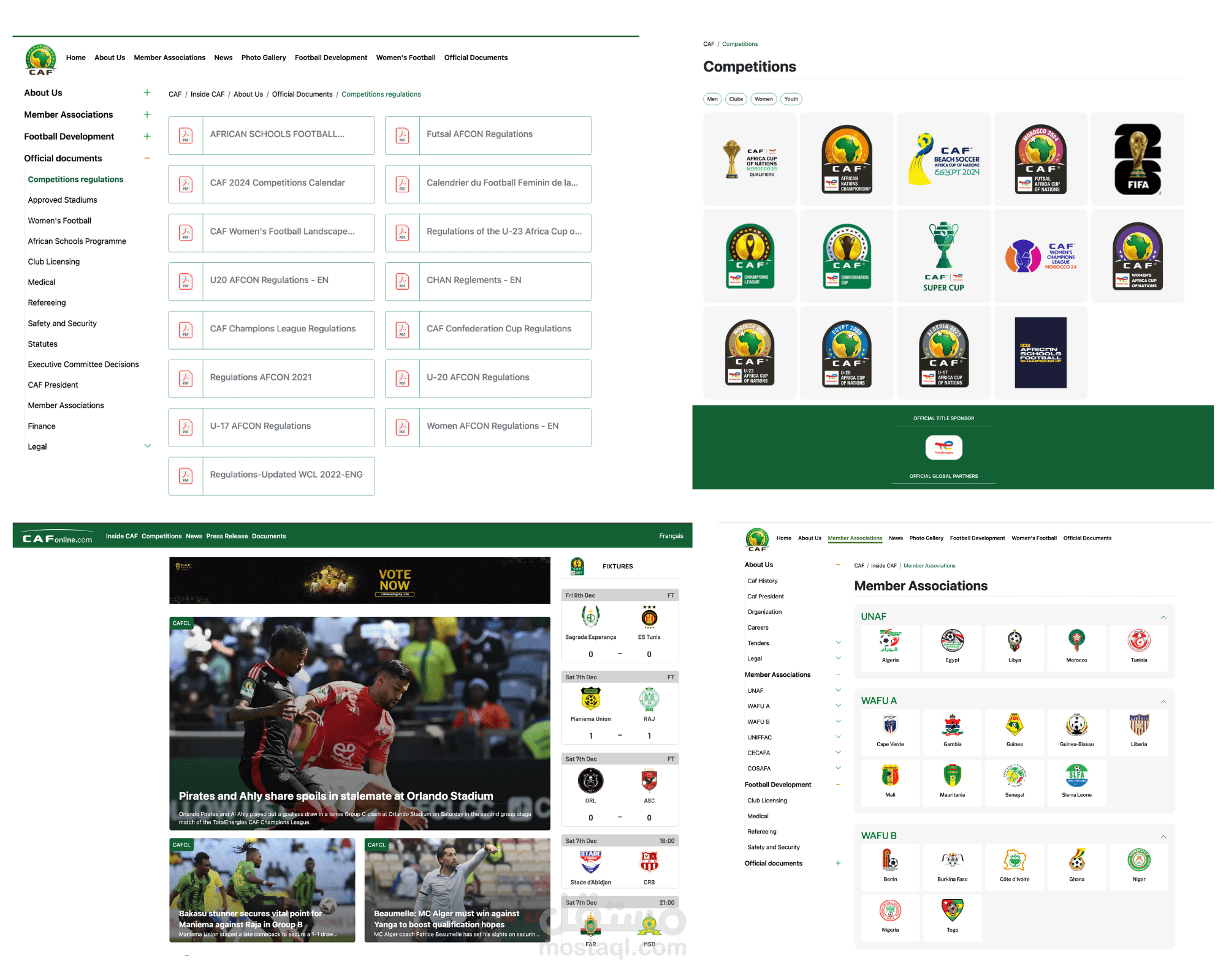 الاتحاد الإفريقي لكرة القدم (CAF)