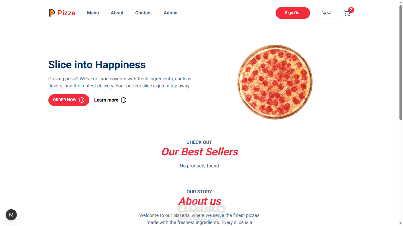 Food Ordering App  => Next.js, Prisma, NextAuth, Tailwind CSS, Shadcn UI