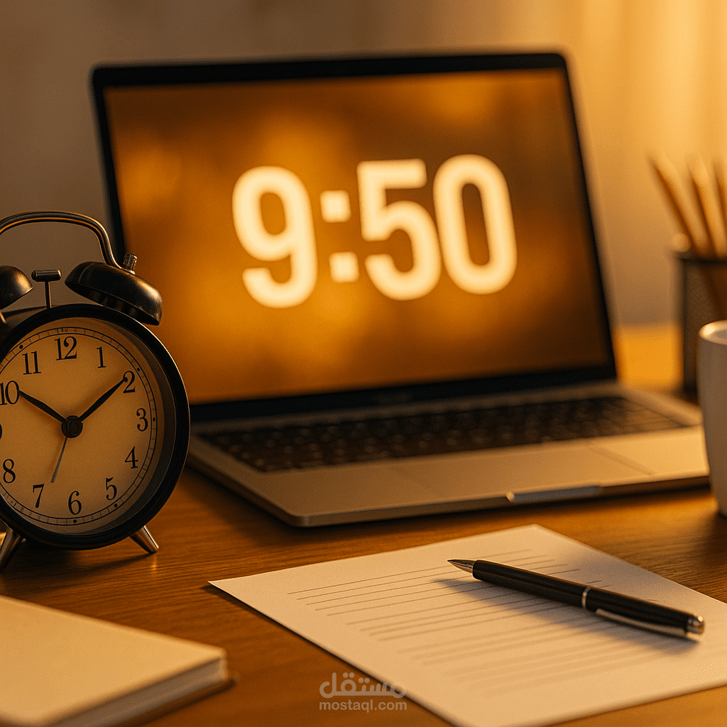 الوقت والعمل: كيف تصنع النجاح من ساعاتك؟