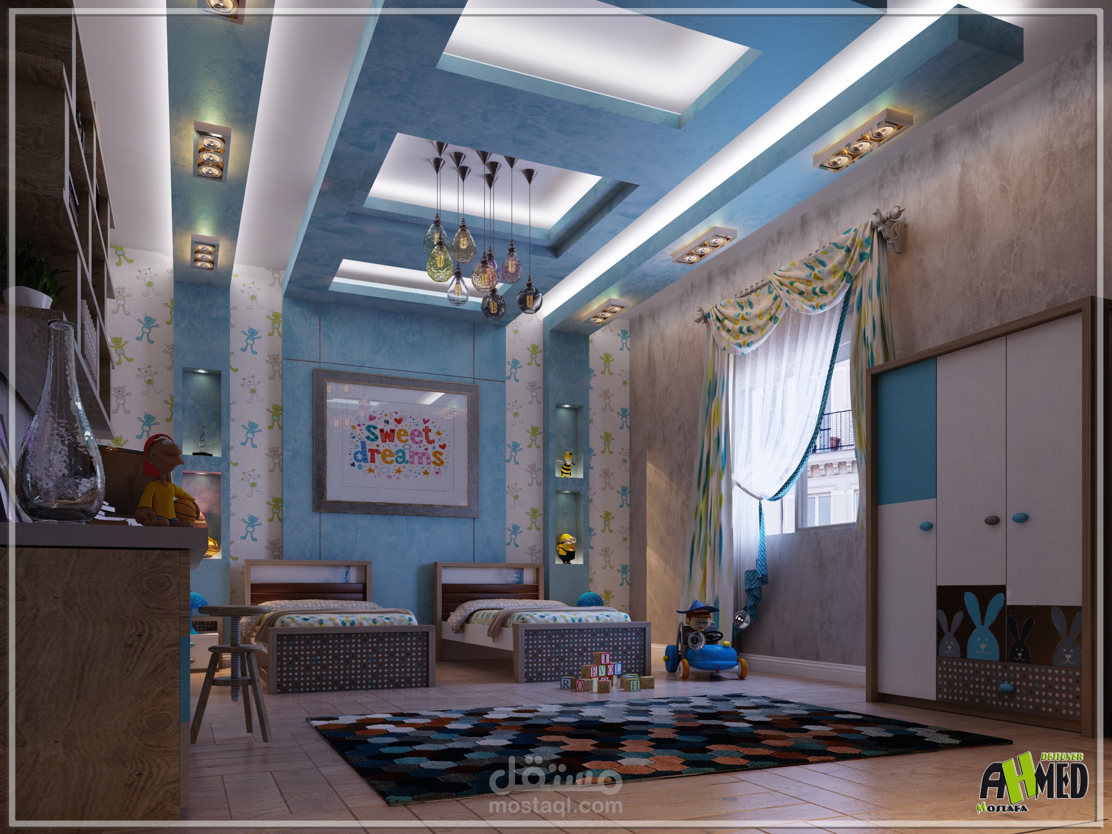 غرفة نوم أطفال