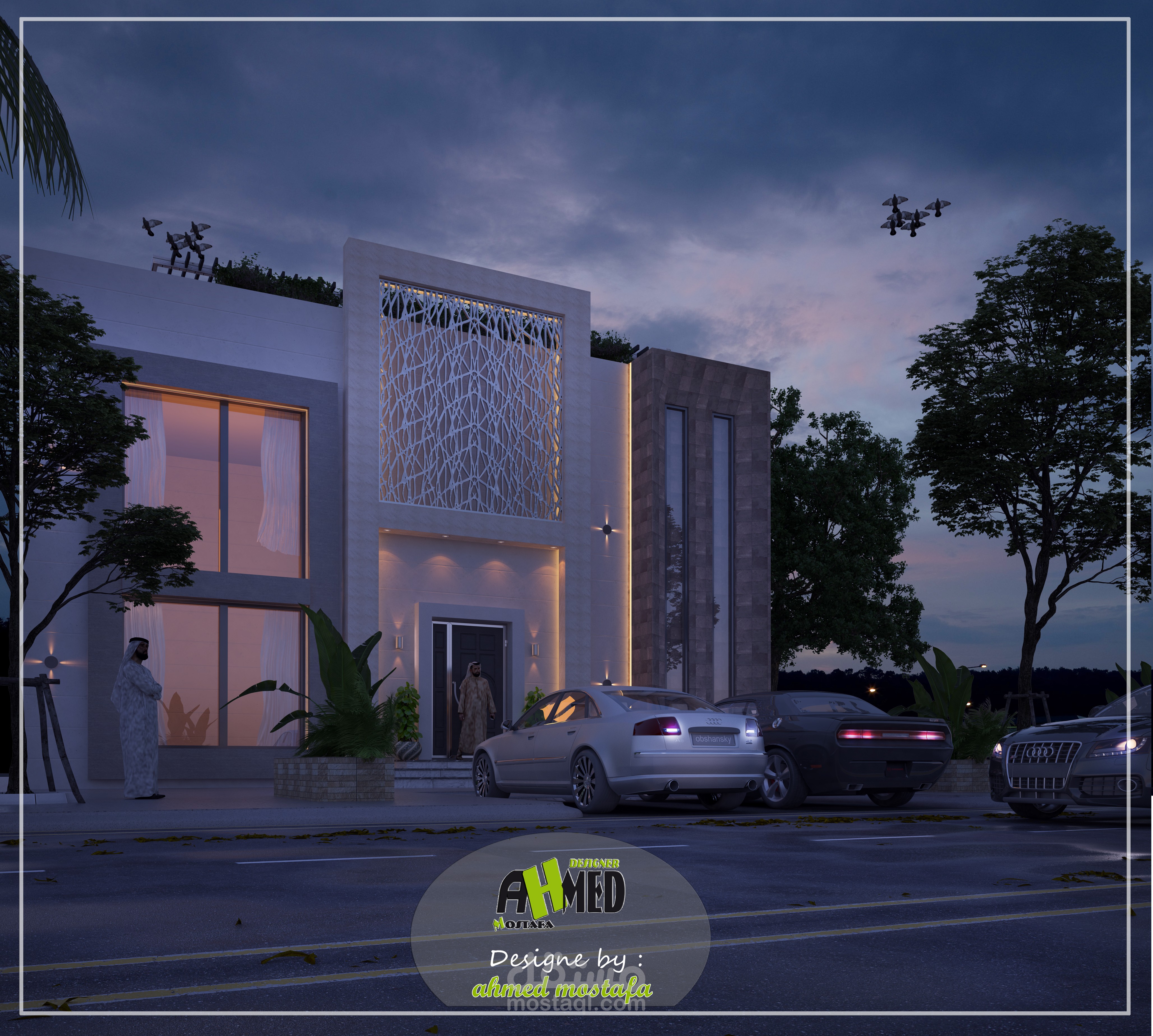 فيلا مودرن بالمملكة العربية السعودية -  مدينة ينبع