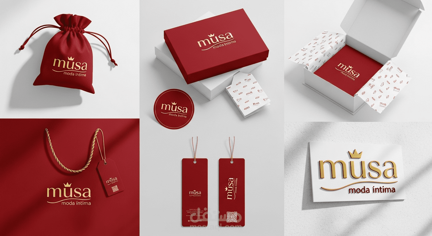 هويات بصرية  لمتاجر فخمة وحديثة