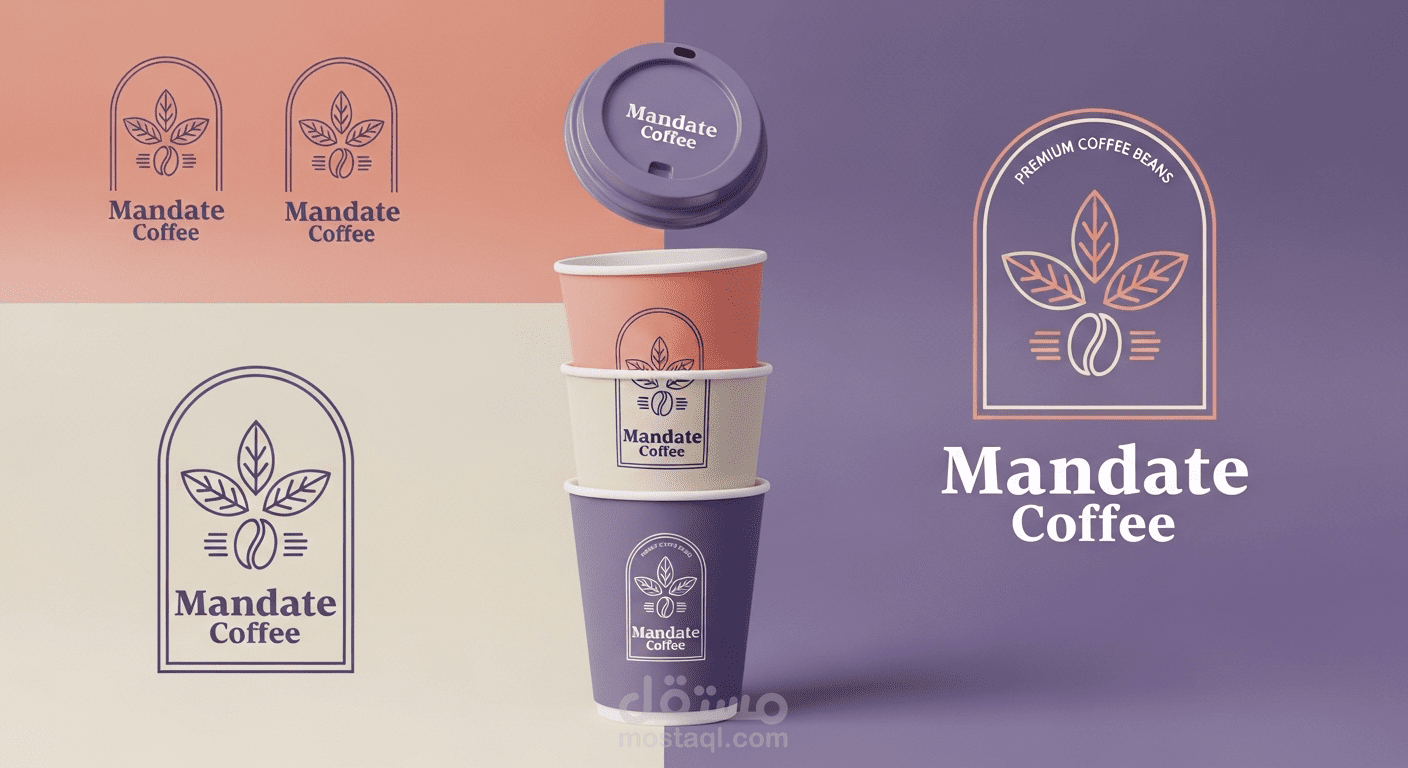 هوية بصرية لمقاهي