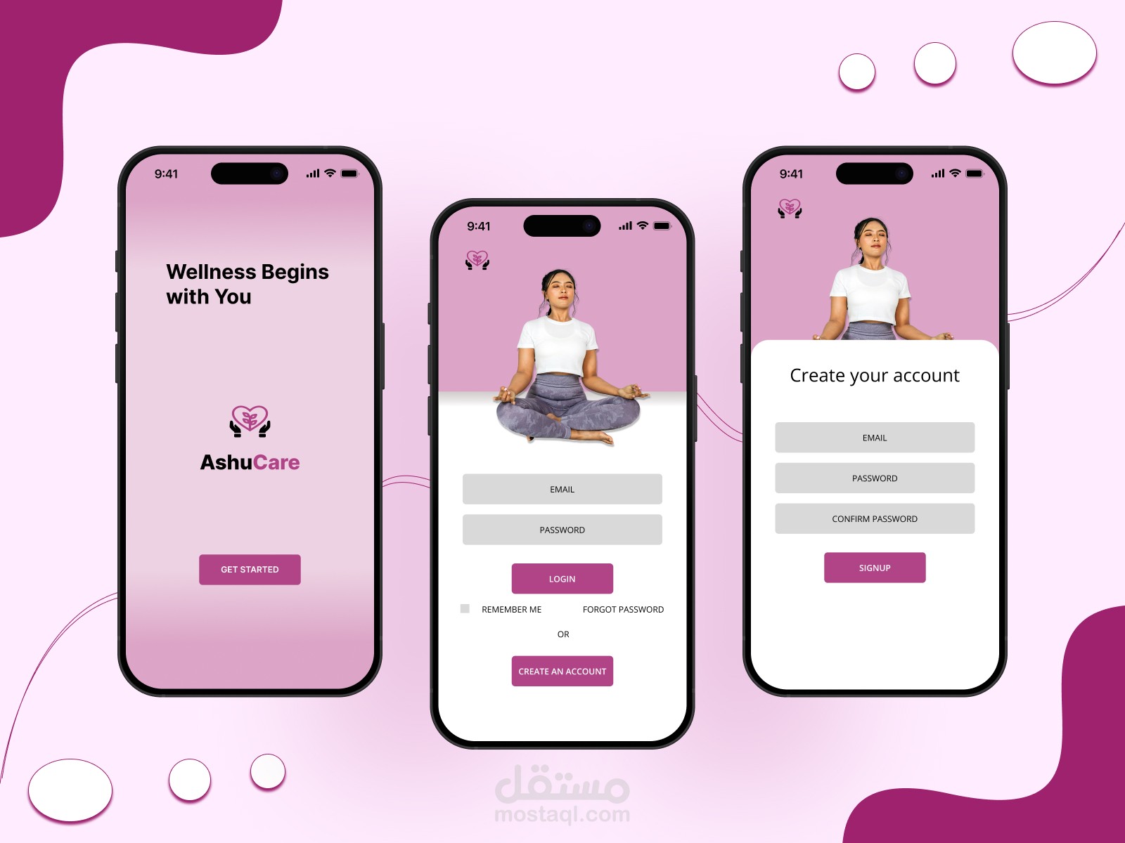 AshuCare – Sign Up Flow | DailyUI #001