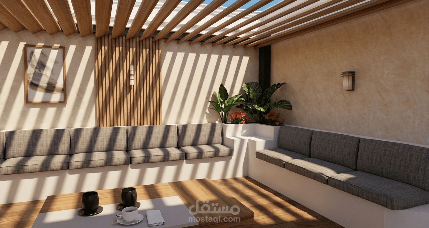 تصميم سطح فيلا