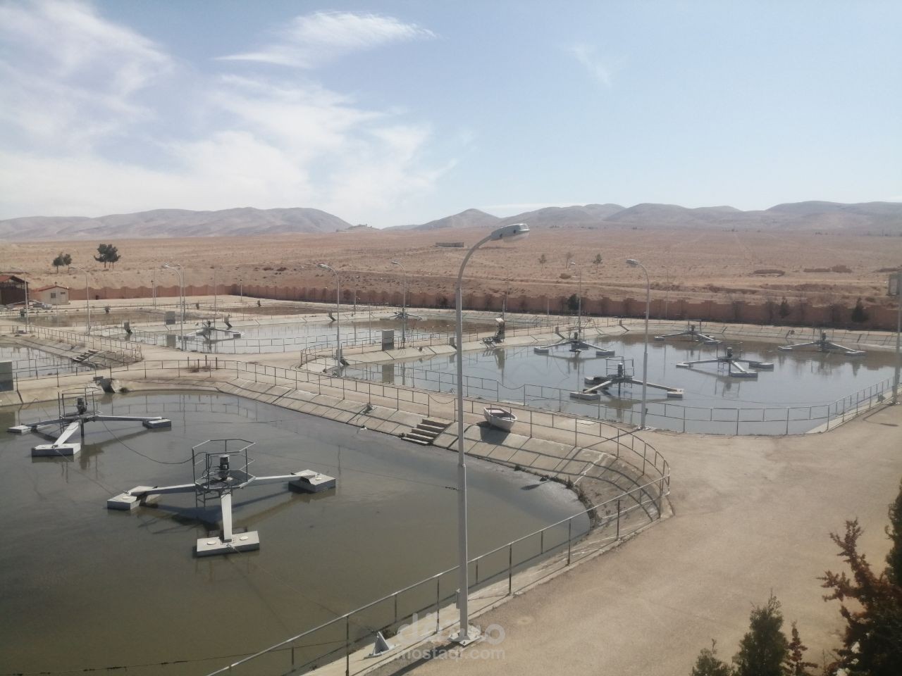 تعديل التصميم الهندسي لمحطة معالجة مياه الصرف الصحي في مدينة ديرعطية / سوريا