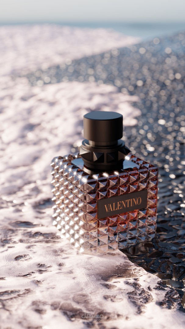 Crystal Elegance | Valentino Perfume 3D Design