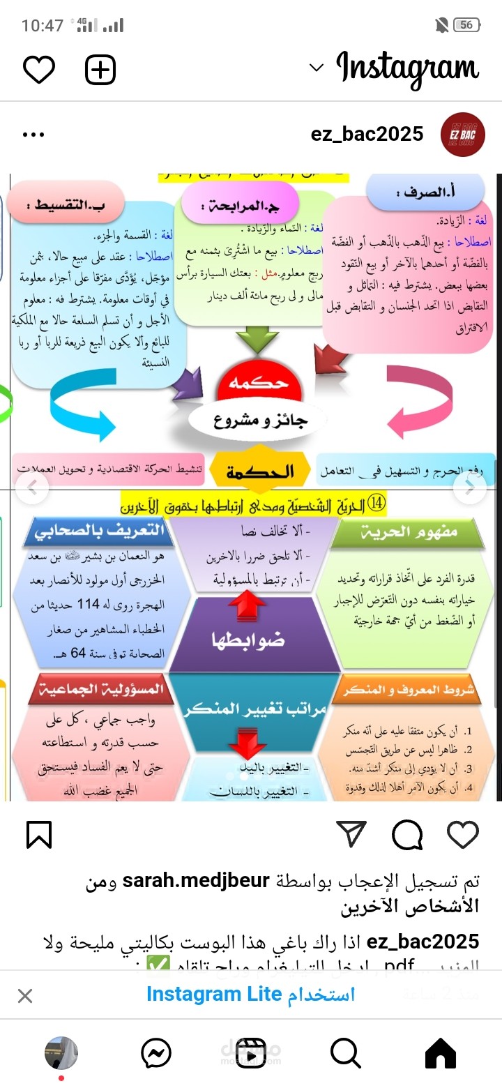 ملخص درس شريعة
