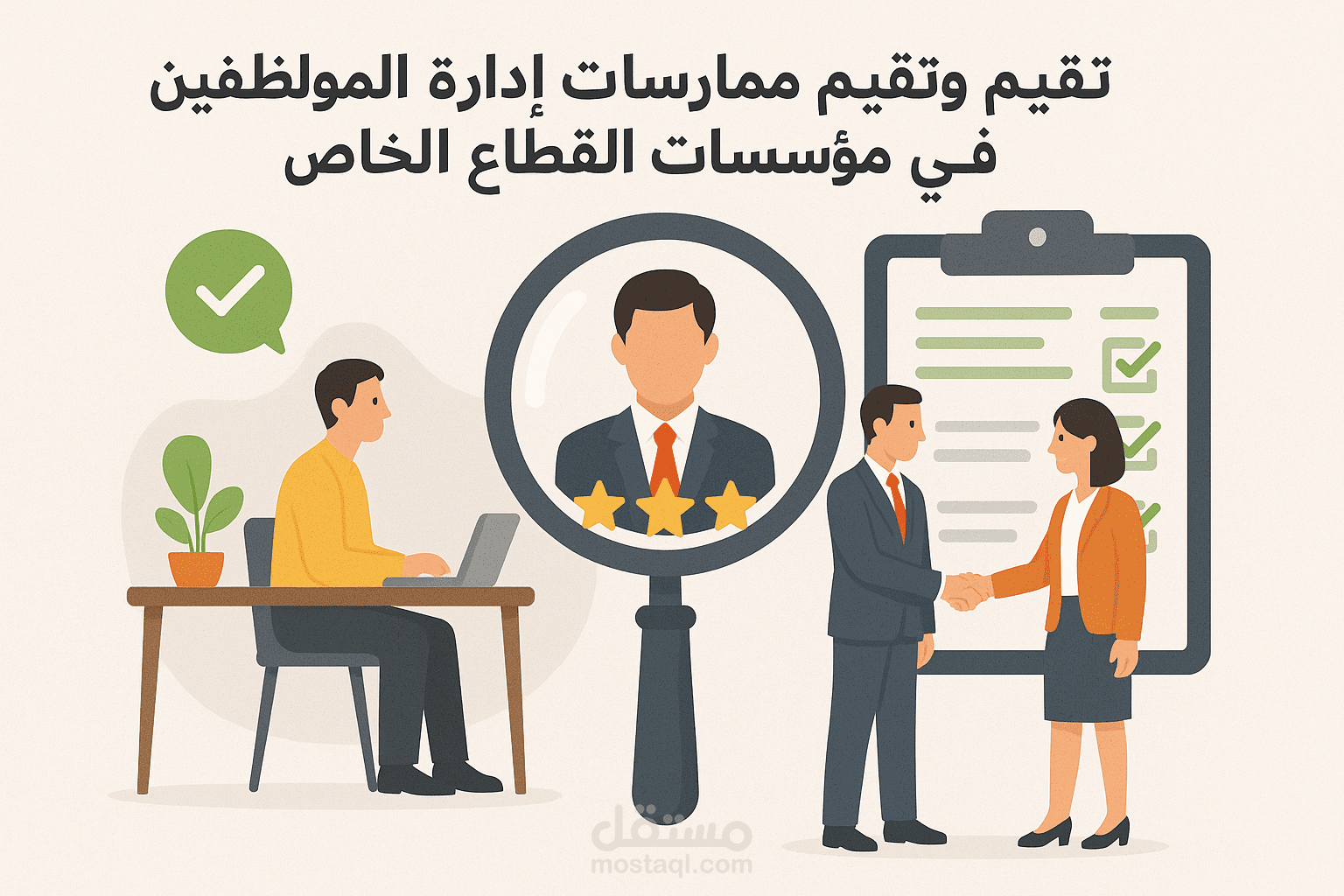 تحليل وتقييم ممارسات إدارة العلاقات مع الموظفين في مؤسسات القطاع الخاص