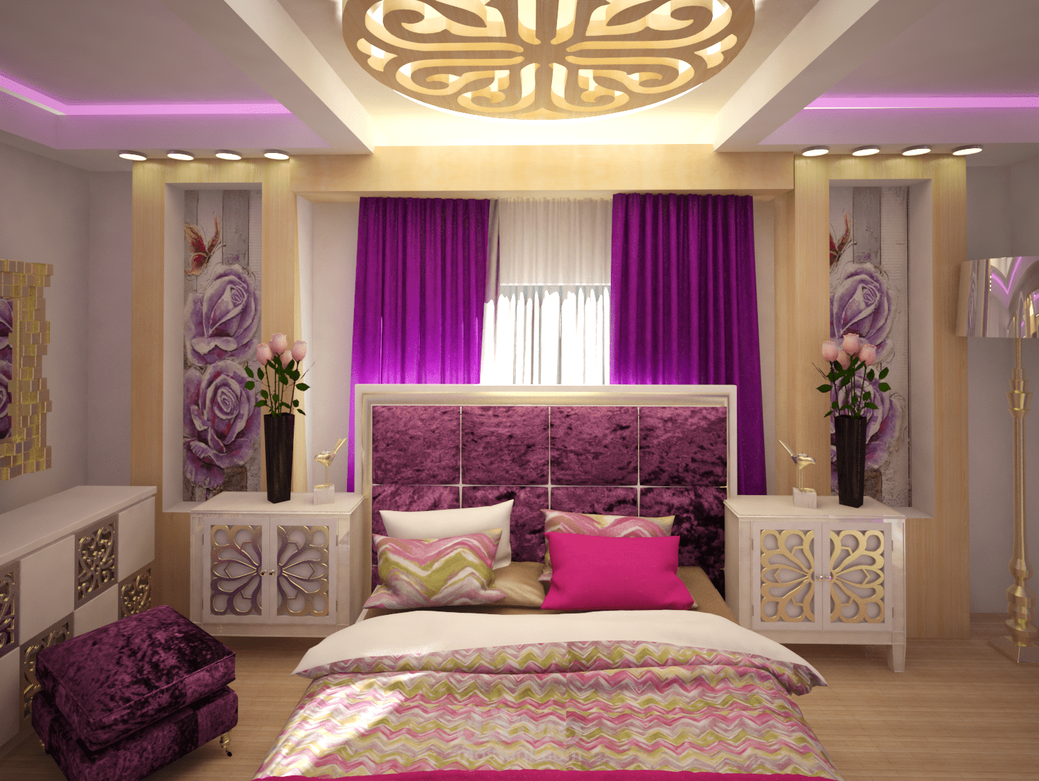 تصميم  مميز لغرفة النوم