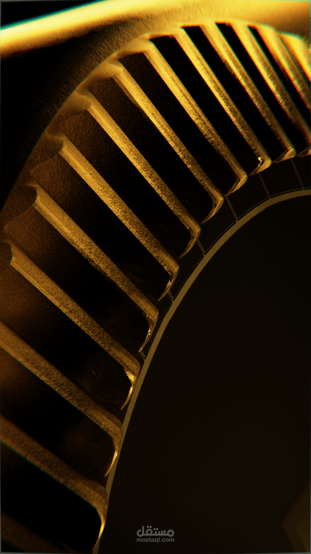تصميم وإنتاج إعلان ثلاثي الأبعاد (3D) احترافي لساعة يد باستخدام Blender
