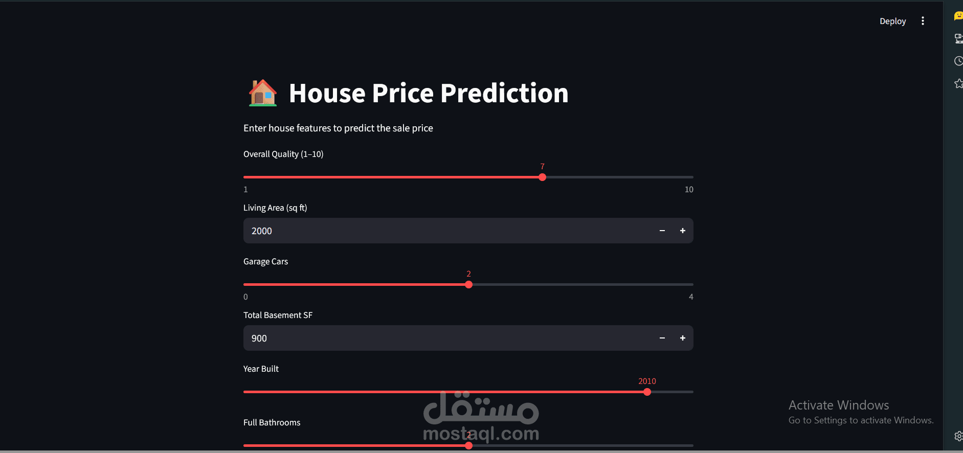 House Price Prediction using Ridge Regression