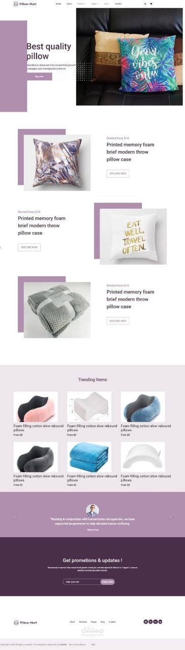 Cozy Nest – Pillows, Cotton & Comfort