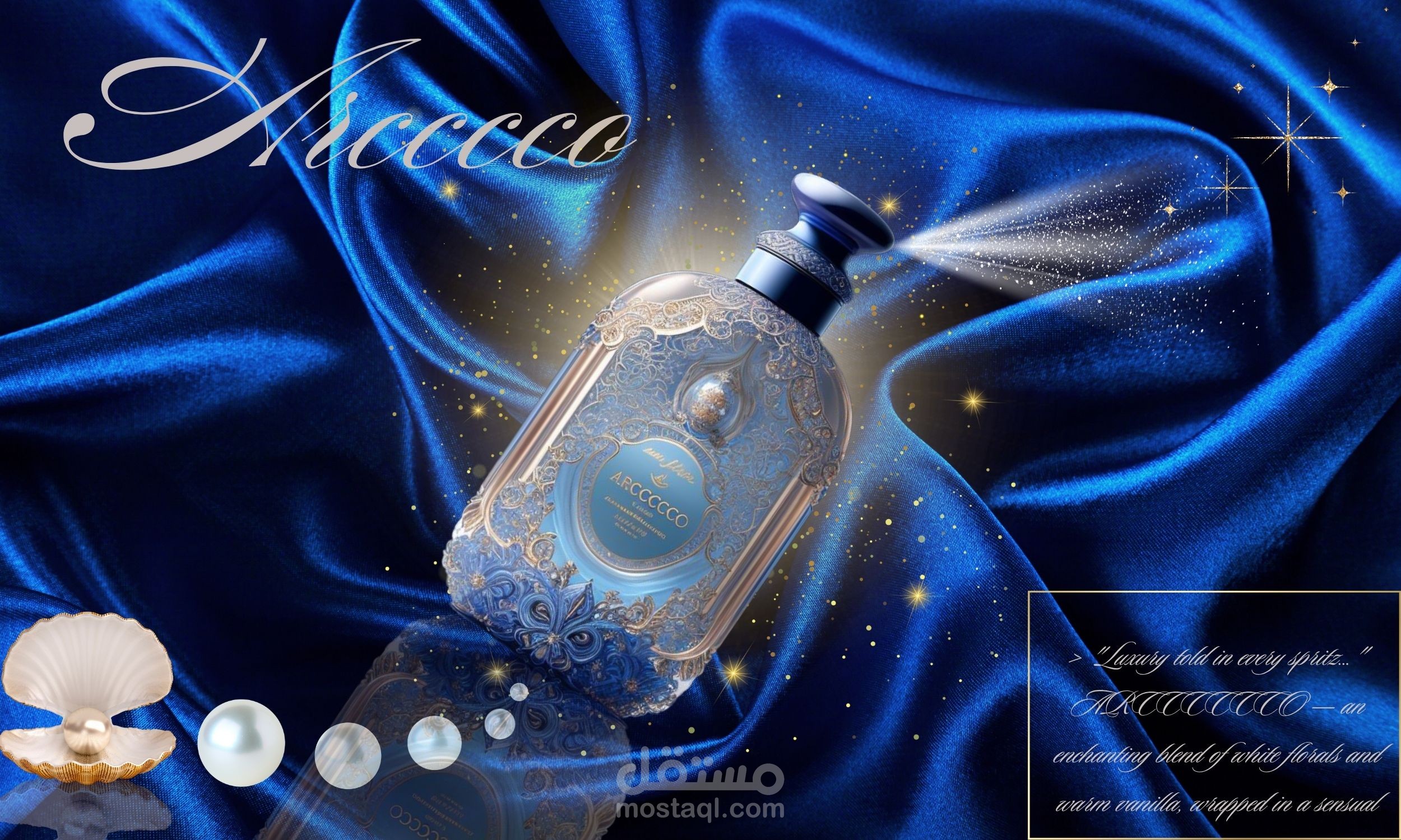 تصميم غلاف عطر