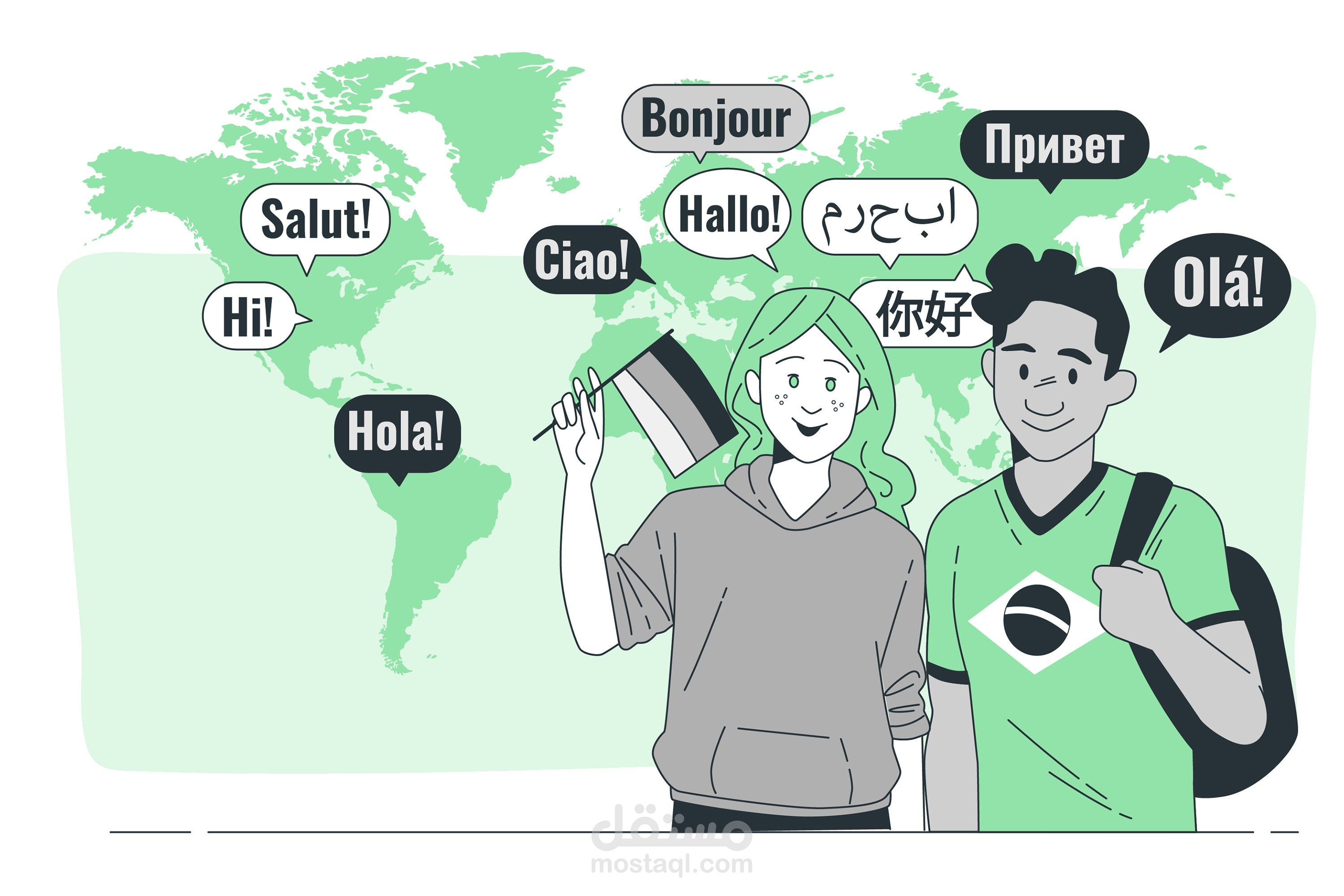 عينة ترجمة احترافية من اللغة العربية إلى الإنجليزية : مؤسسة LinguoBridge لخدمات الترجمة