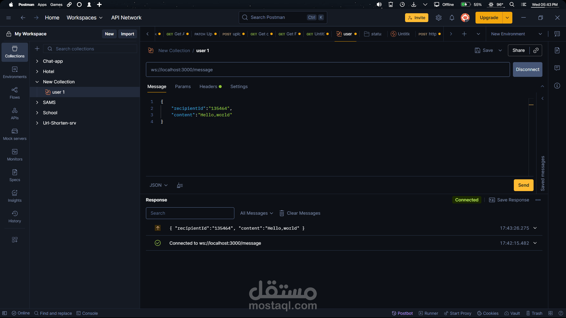 End-to-end encrypted chat app