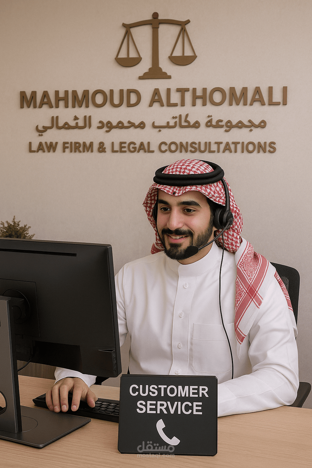العمل ك مسؤول عن قسم خدمة العملاء في مجموعة مكاتب محمود الثمالي للمحاماة والإستشارات القانونية