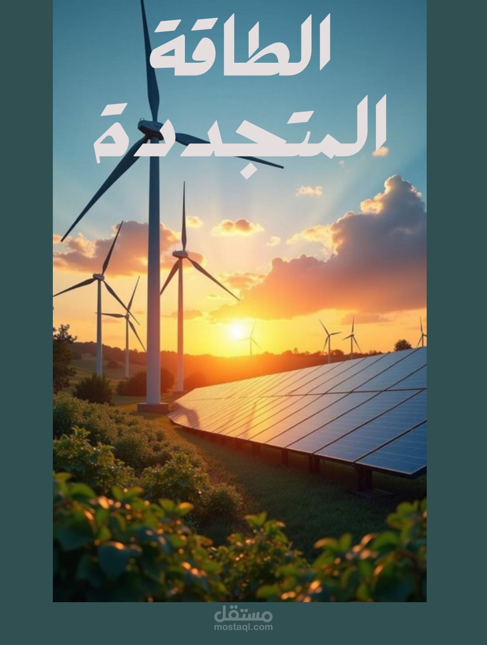 مقال احترافي يتكلم عن الطاقة المتجددة