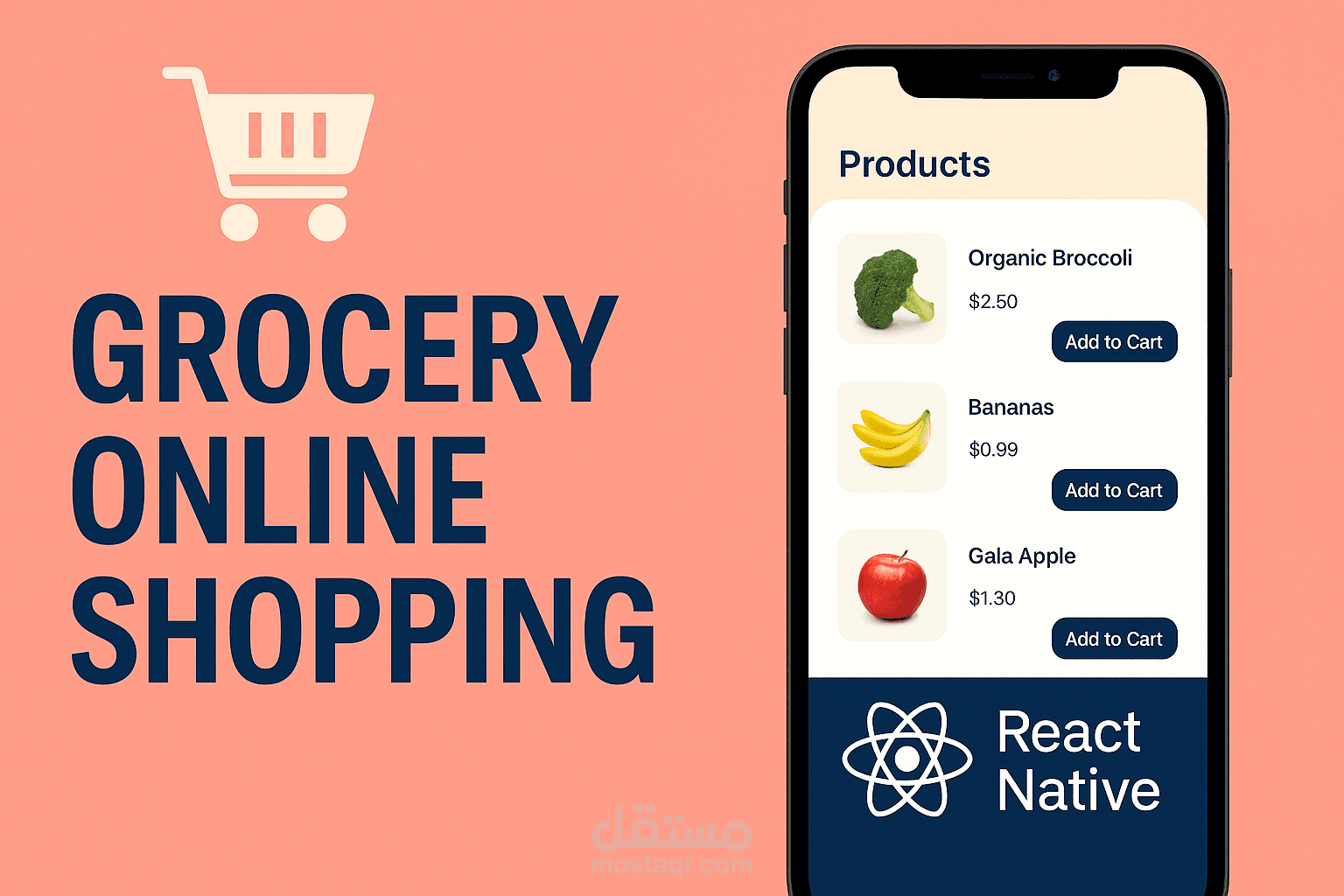Grocery Online Shopping – React Native