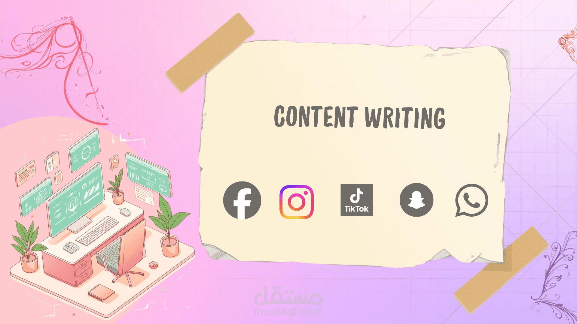 كتابة محتوى احترافي لمنصات التواصل الاجتماعي