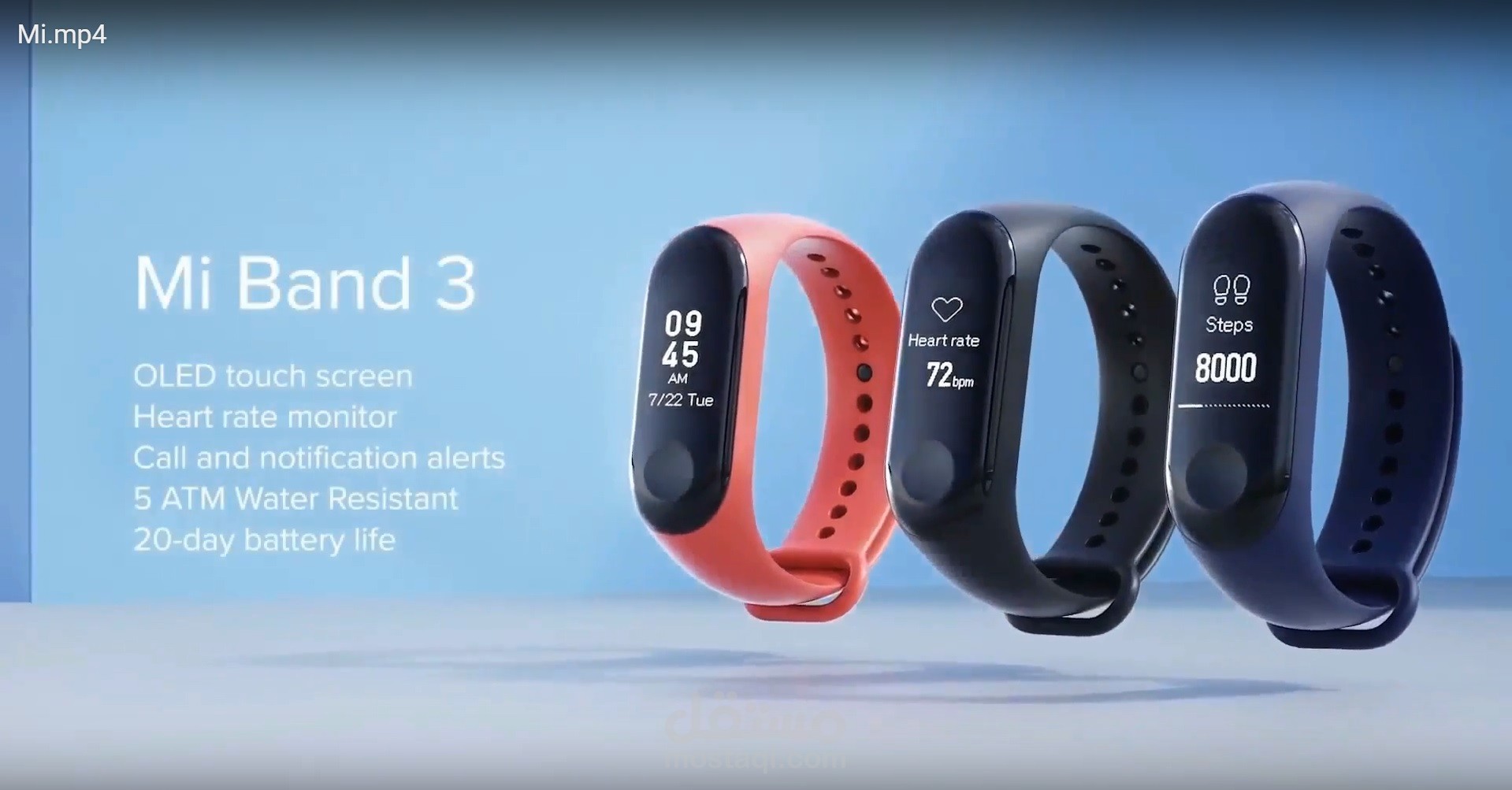 مونتاج الفيديوهات| اعلان 3 MI Band
