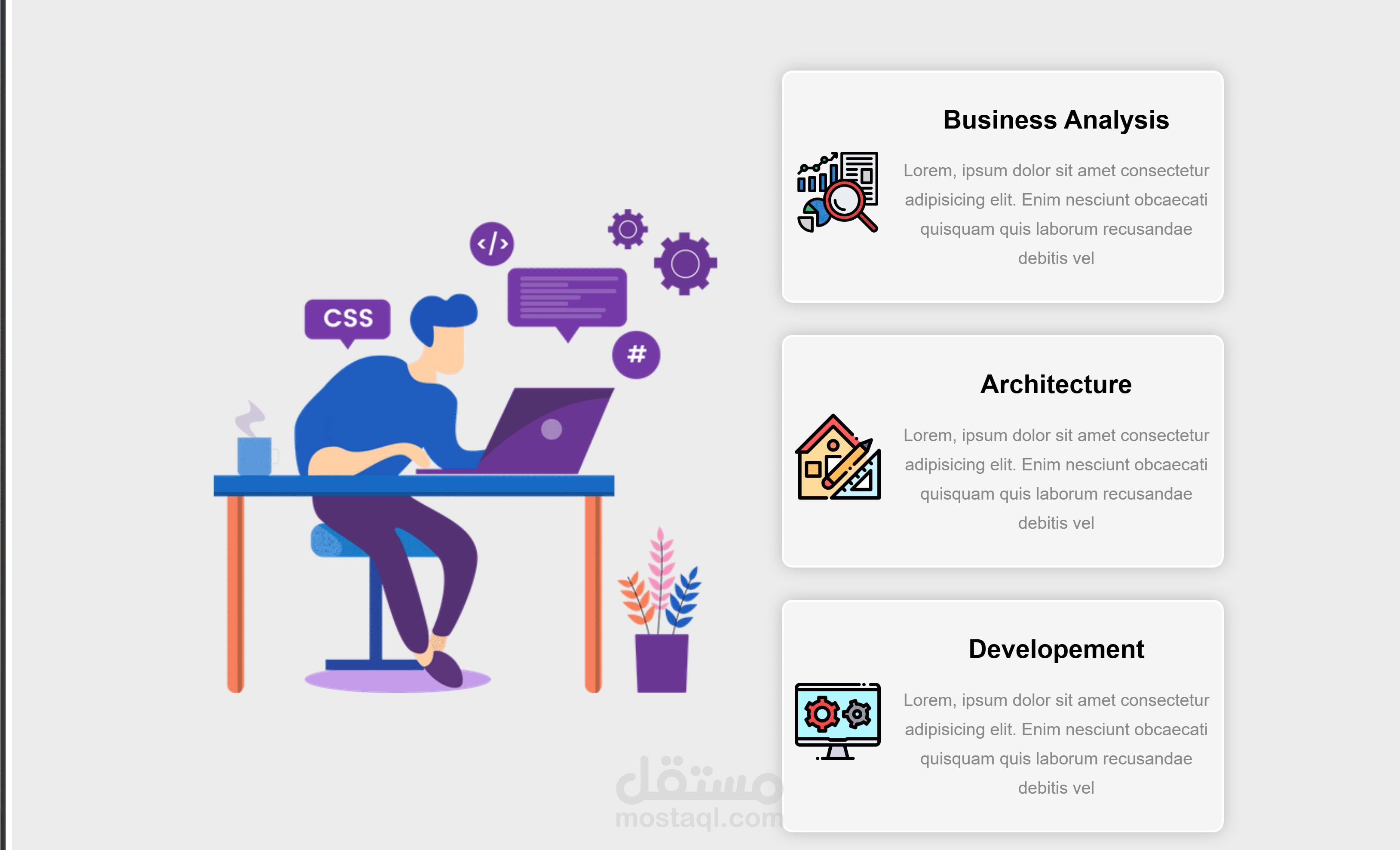 موقع لعرض خدمات شركة