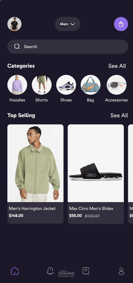 Flutter E-Commerce Clothing App. A full-featured e-commerce mobile application built in Flutter