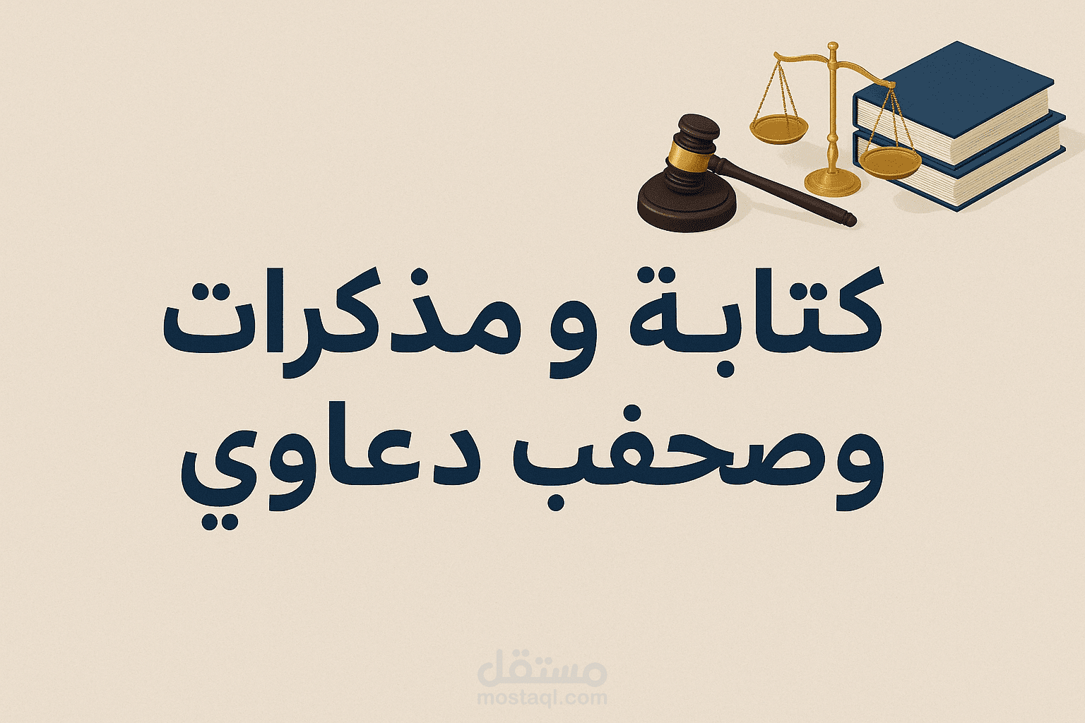 تشمل الخدمة:  كتابة المذكرات الجوابية والدفاعية.  إعداد صحف الدعاوى والطلبات.  صياغة لوائح الاعتراض (استئناف – نقض).  تلخيص القضية وصياغة الوقائع والطلبات بدقة.  مراجعة وتحرير مذكرات قانونية موجودة.   .