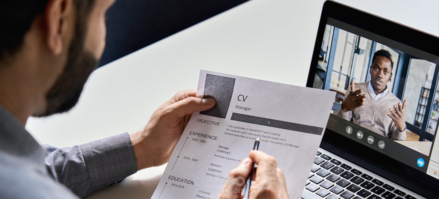 مثال ل CV