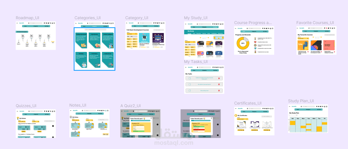 An online learning platform built to provide a structured and interactive educational experience.