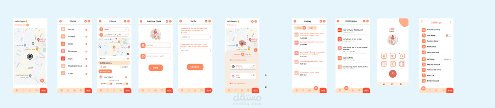 A dual-user mobile application built for parents and children, ensuring real-time safety and communication