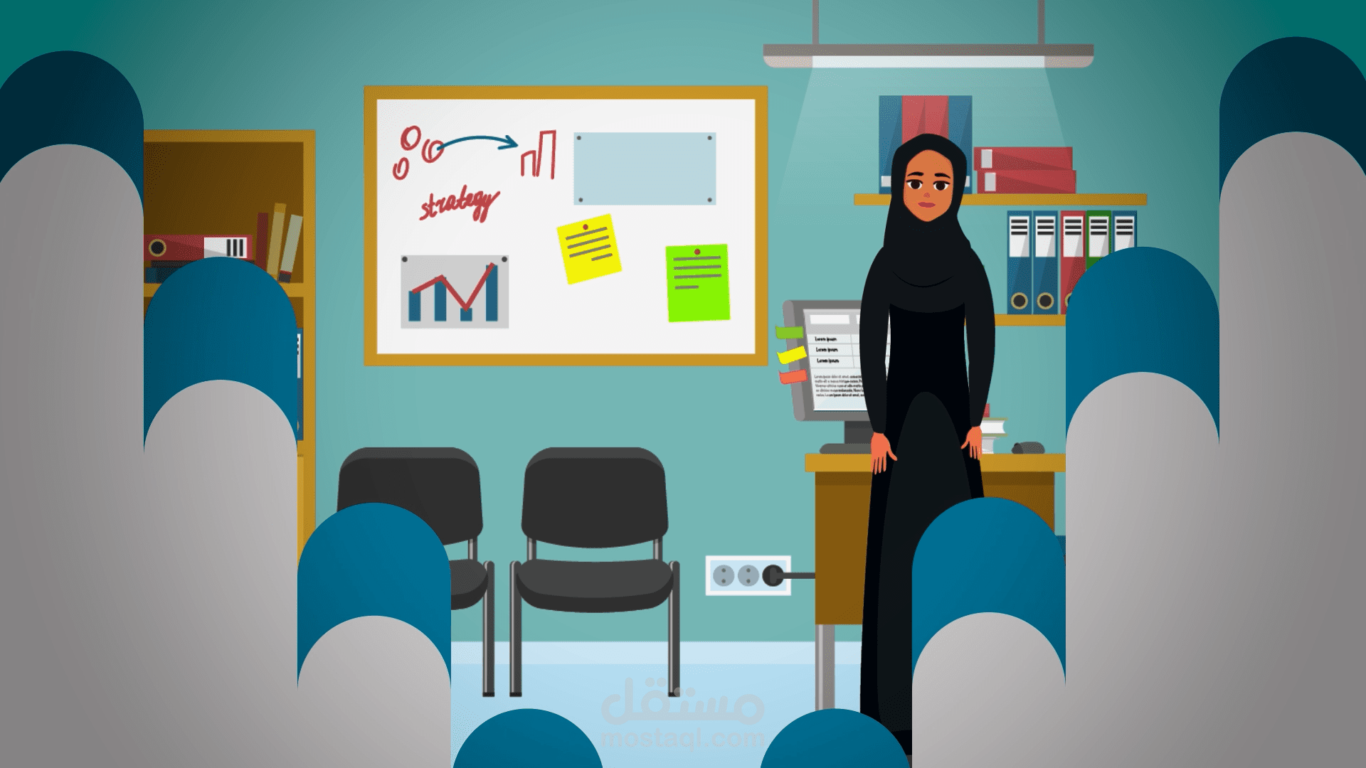 موشن جرافيك جمعية التعاونية ريادة الاعمال