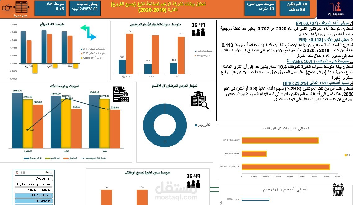 excel data analysis project
