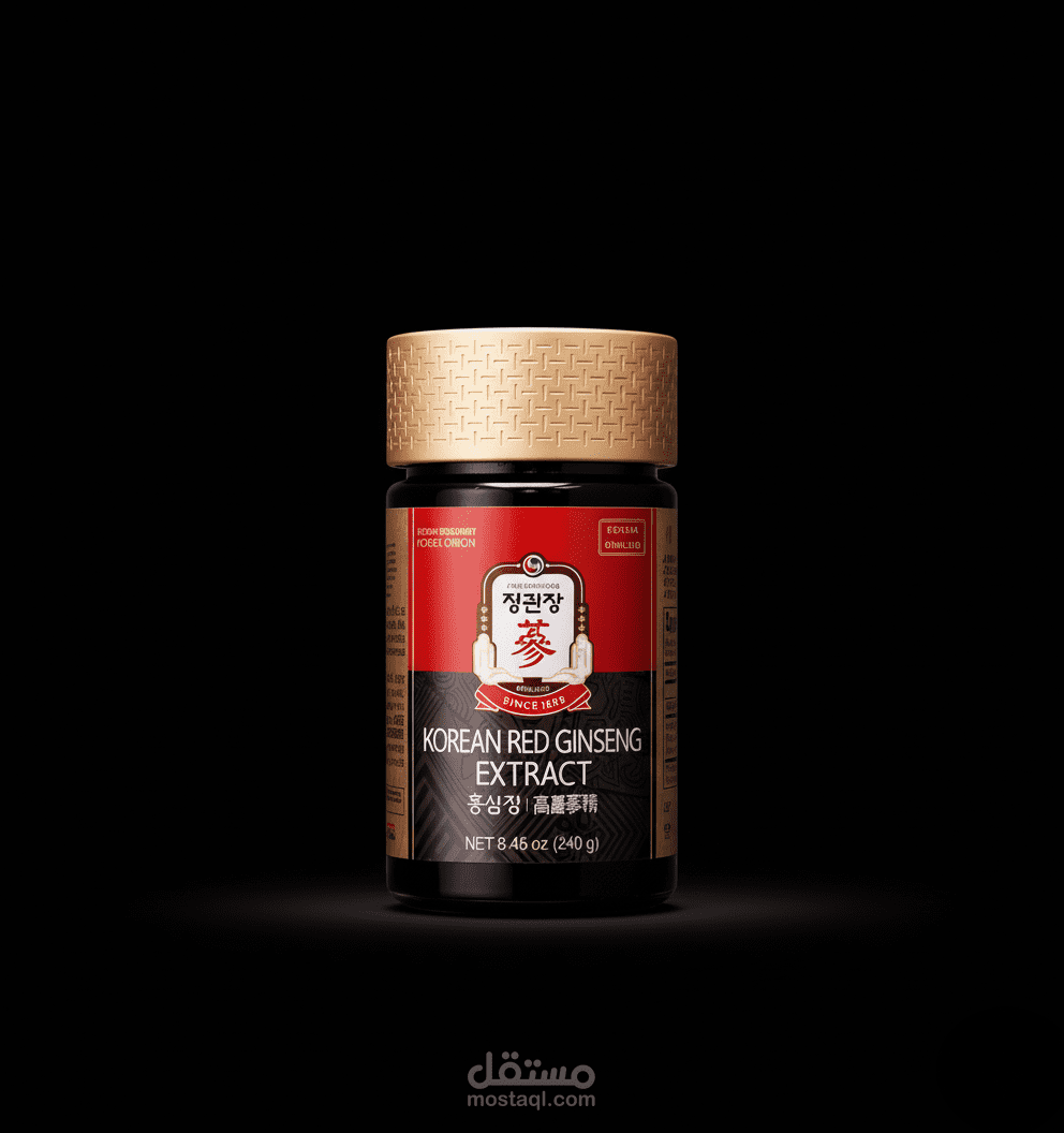 Korean Red Ginseng  – Premium Info Design Ad