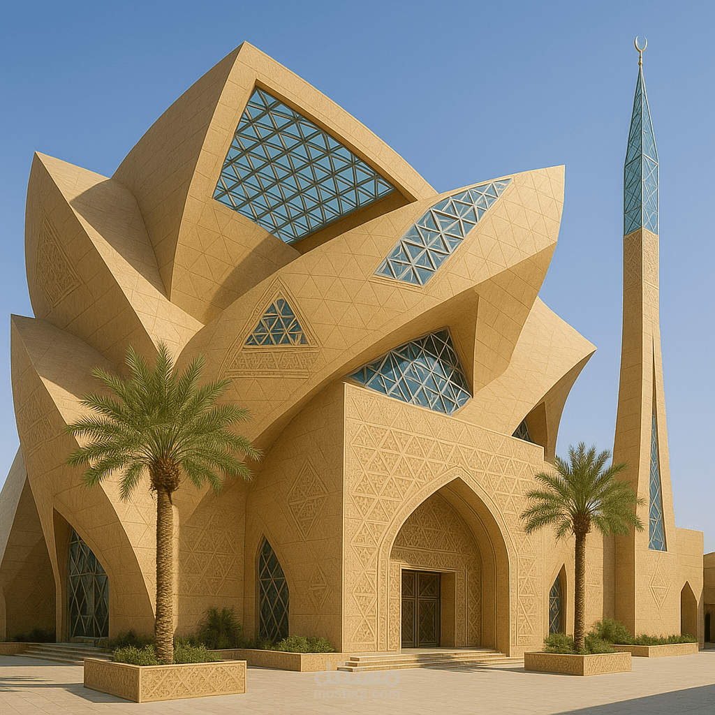 تصميم معماري لمسجد