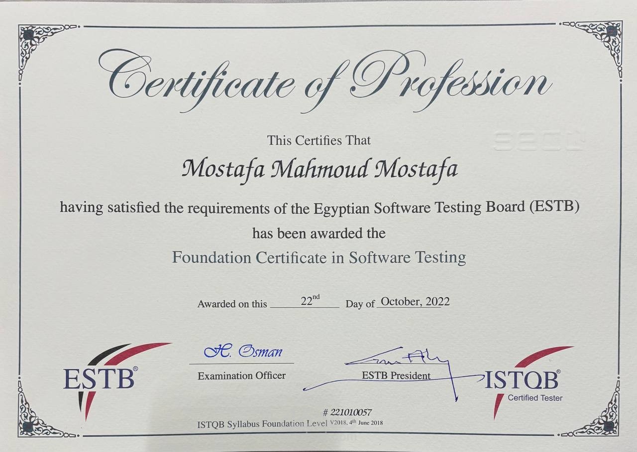 ISTQB Foundation level
