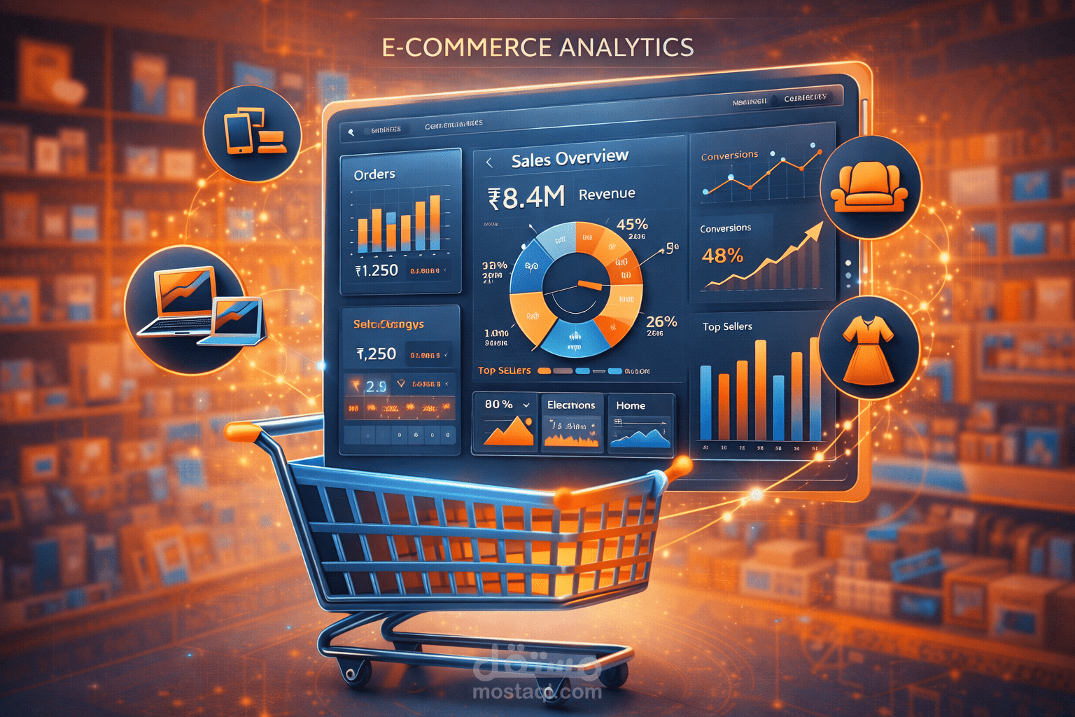 Flipkart E-commerce Market Analysis - 100K+ Products Dashboard