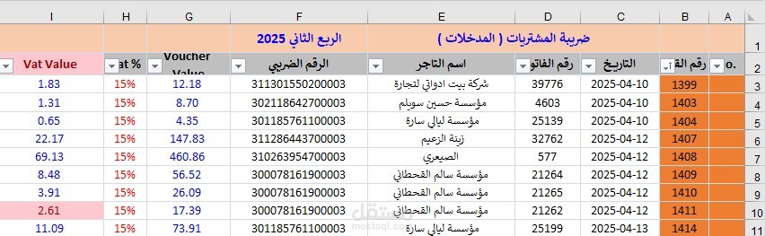 ضبط ورفع الاقرار الضريبي