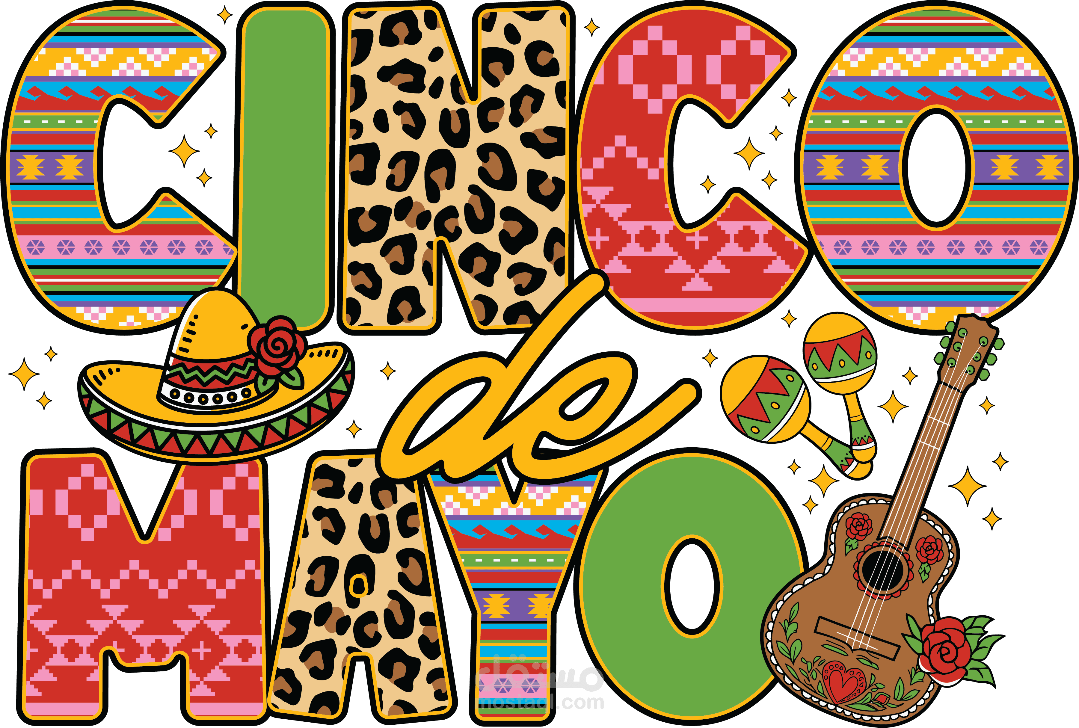 تصميم قمصان مناسبة cinco de mayo