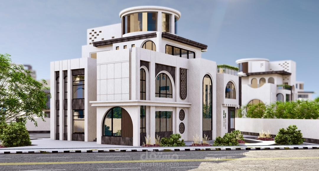 تصميم واجهات فلل عصرية