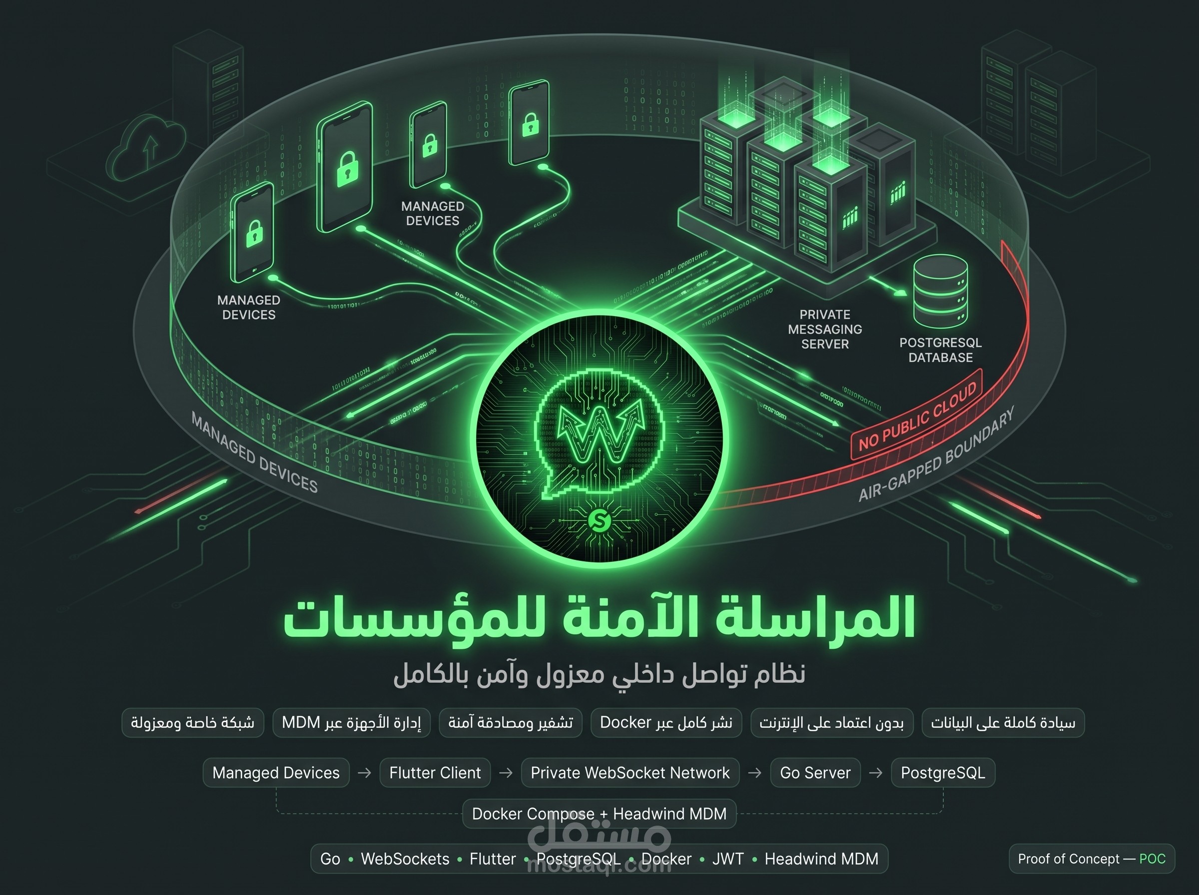 نظام المراسلة الآمن للمؤسسات