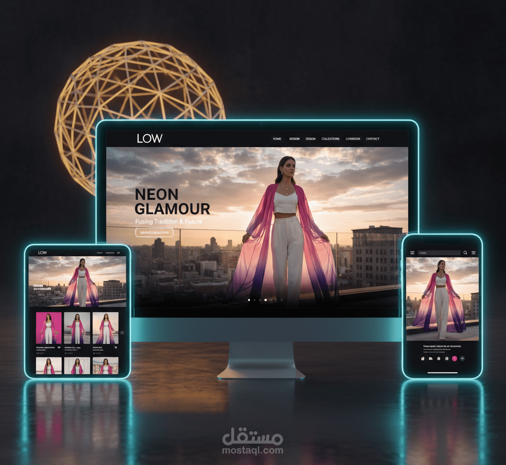 إنشاء  موقع إلكتروني محترف