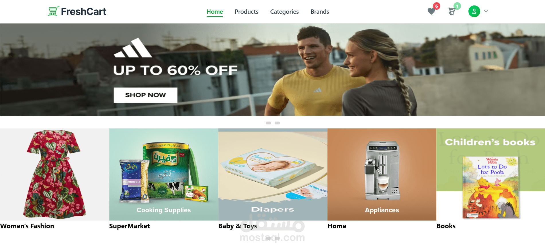 Fresh cart E-commerce