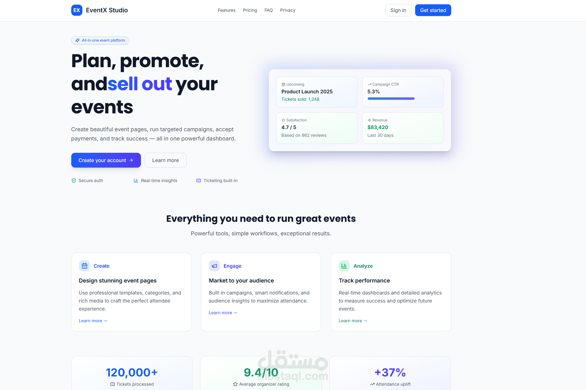 Event Management Platform