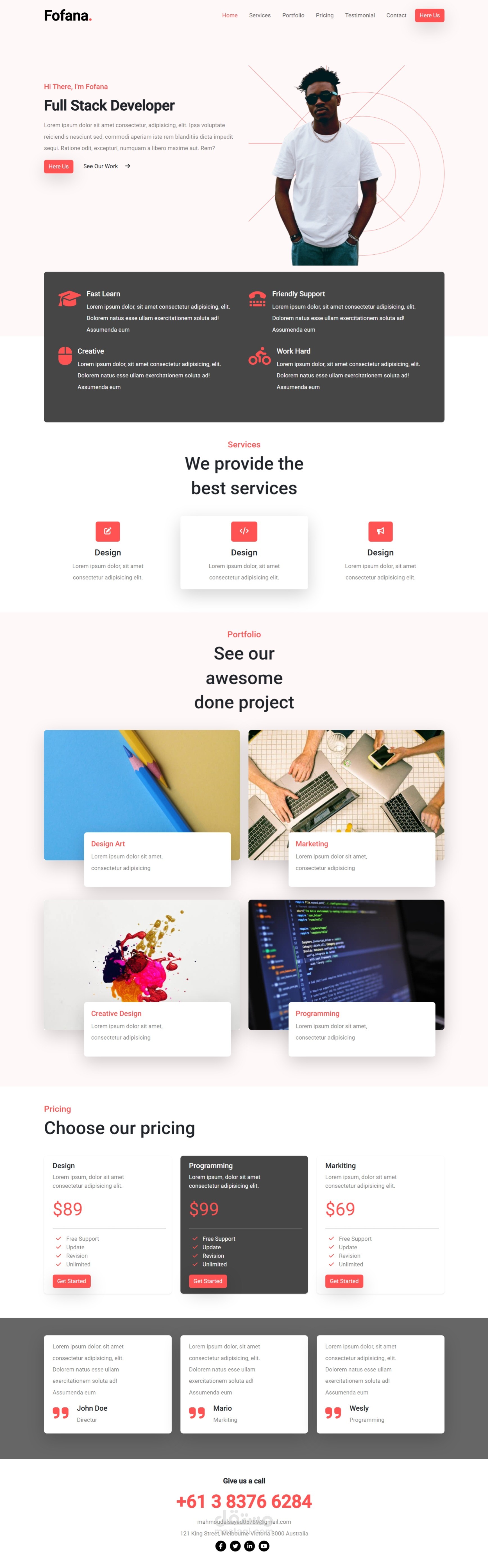 صفحه هبوط ( landing page )